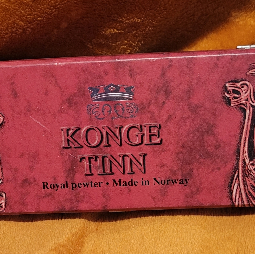 *Collectors* Konge Tinn Royal Pewter Box Set